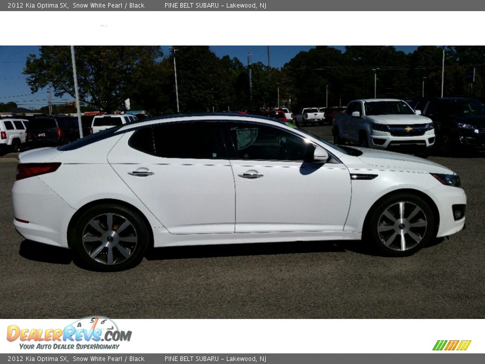 2012 Kia Optima SX Snow White Pearl / Black Photo #9