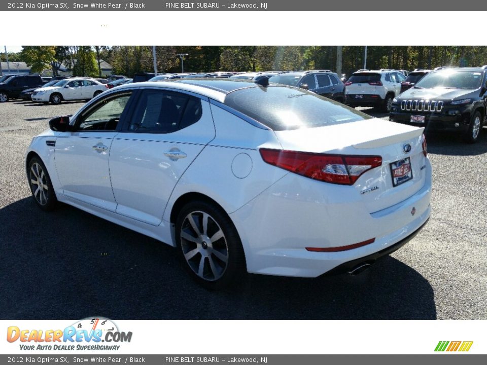 2012 Kia Optima SX Snow White Pearl / Black Photo #14