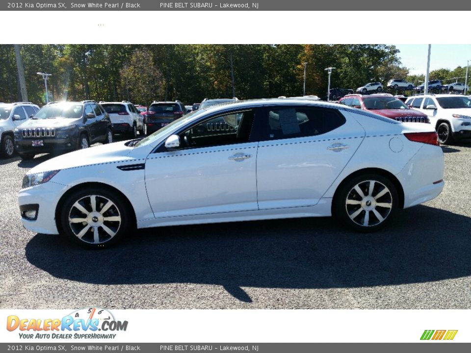 2012 Kia Optima SX Snow White Pearl / Black Photo #15