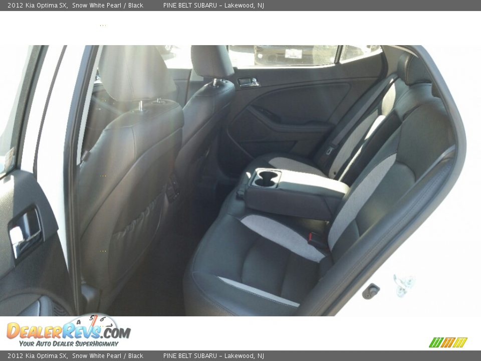 2012 Kia Optima SX Snow White Pearl / Black Photo #16