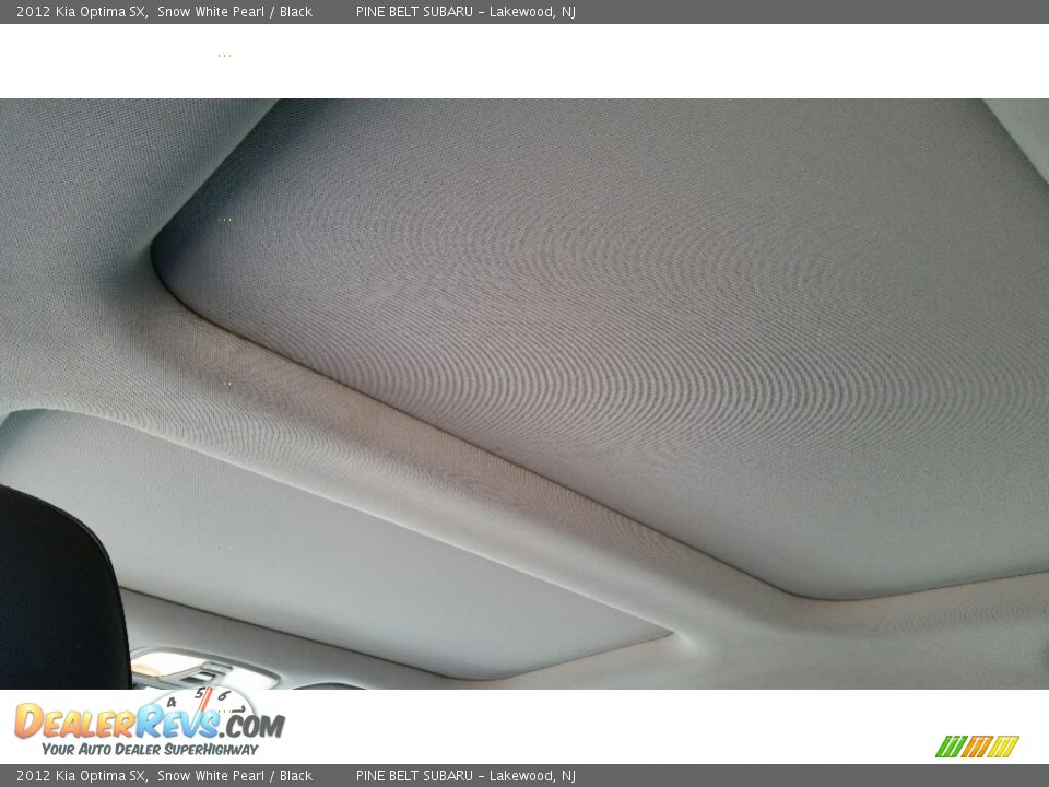 2012 Kia Optima SX Snow White Pearl / Black Photo #17