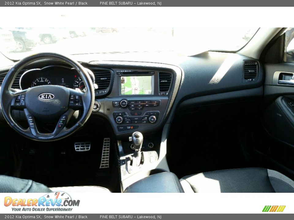 2012 Kia Optima SX Snow White Pearl / Black Photo #18