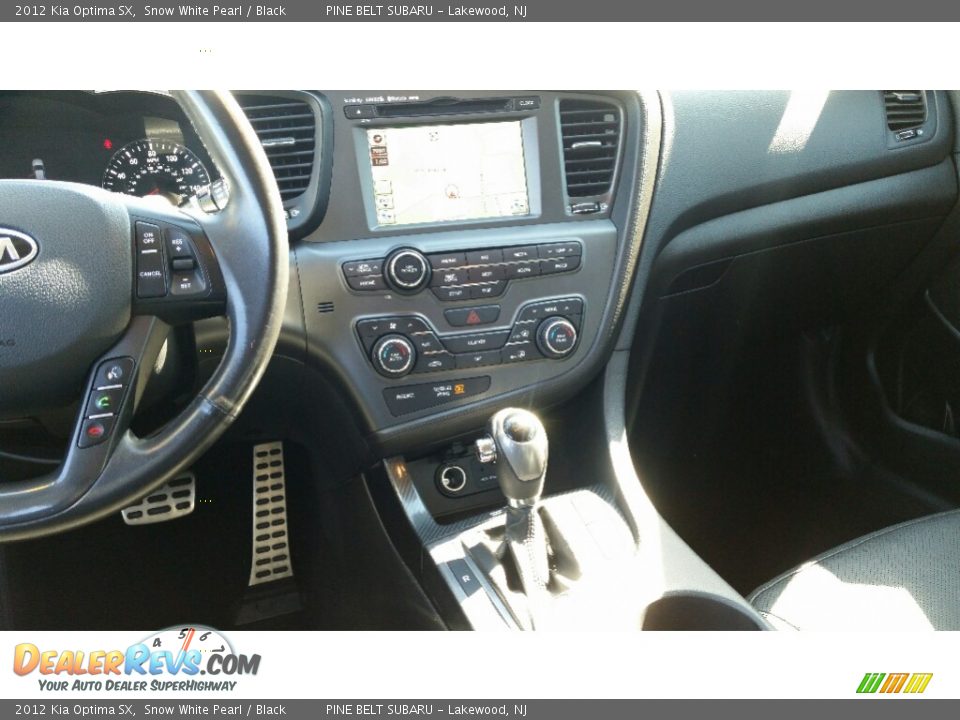 2012 Kia Optima SX Snow White Pearl / Black Photo #20