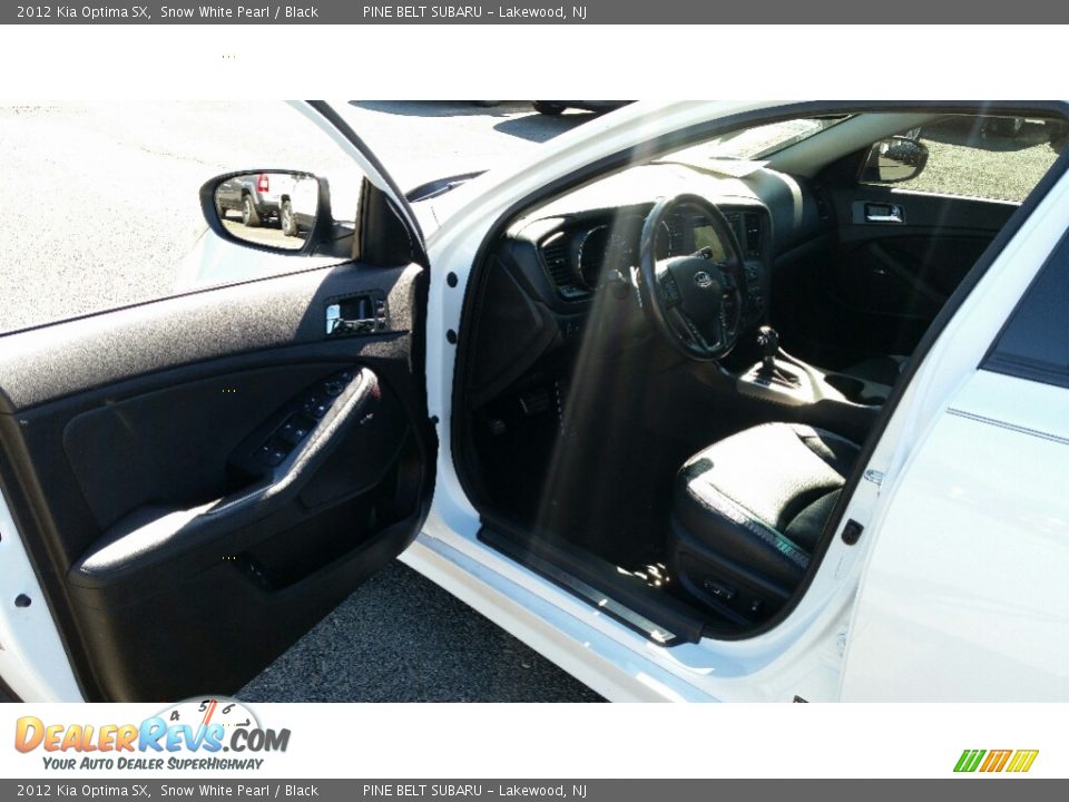 2012 Kia Optima SX Snow White Pearl / Black Photo #21