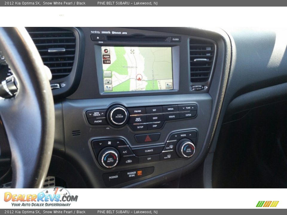 2012 Kia Optima SX Snow White Pearl / Black Photo #23