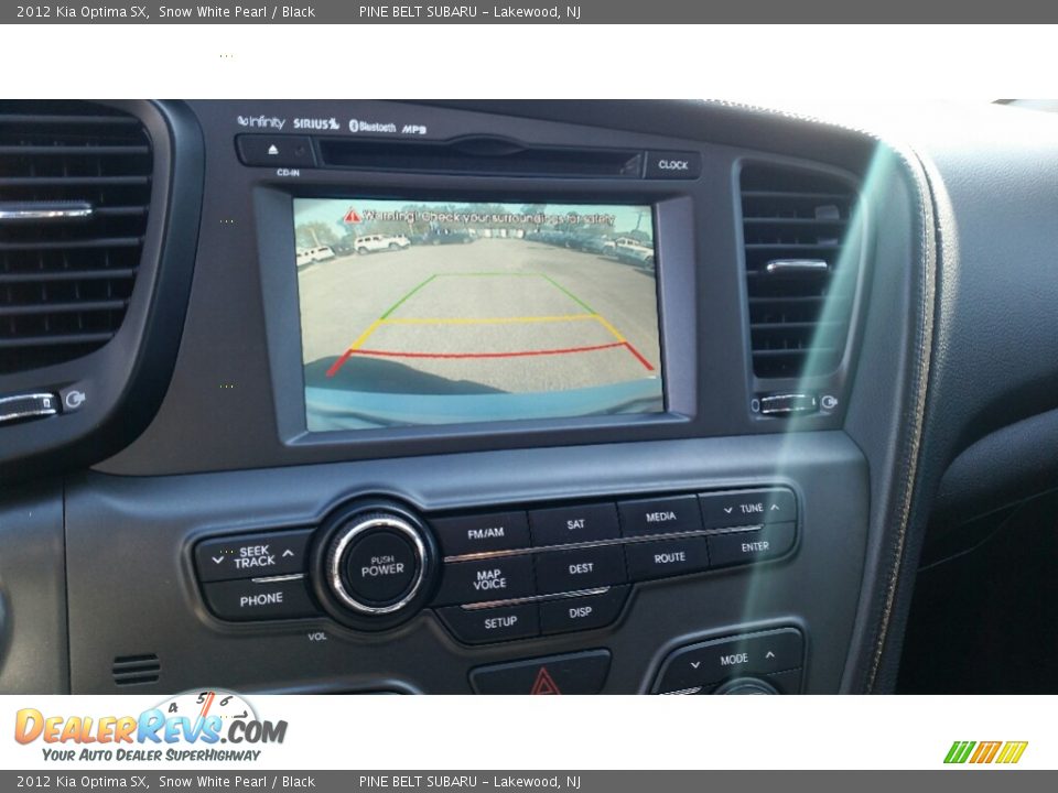 2012 Kia Optima SX Snow White Pearl / Black Photo #25