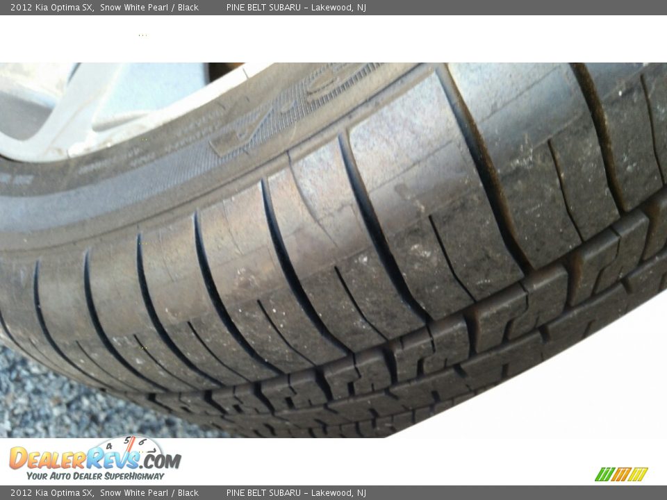 2012 Kia Optima SX Snow White Pearl / Black Photo #28