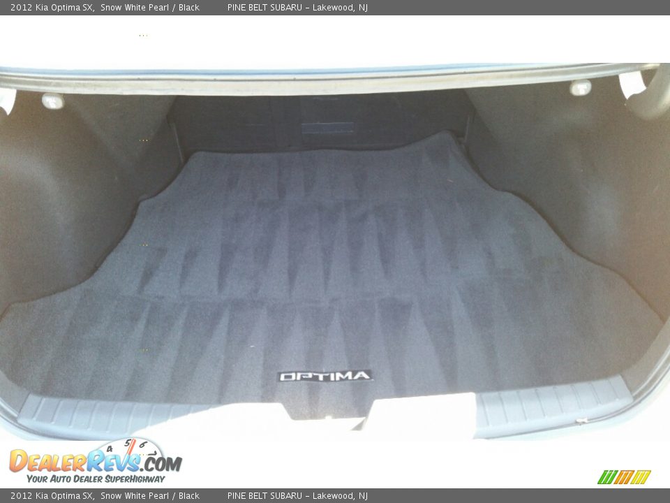 2012 Kia Optima SX Snow White Pearl / Black Photo #29
