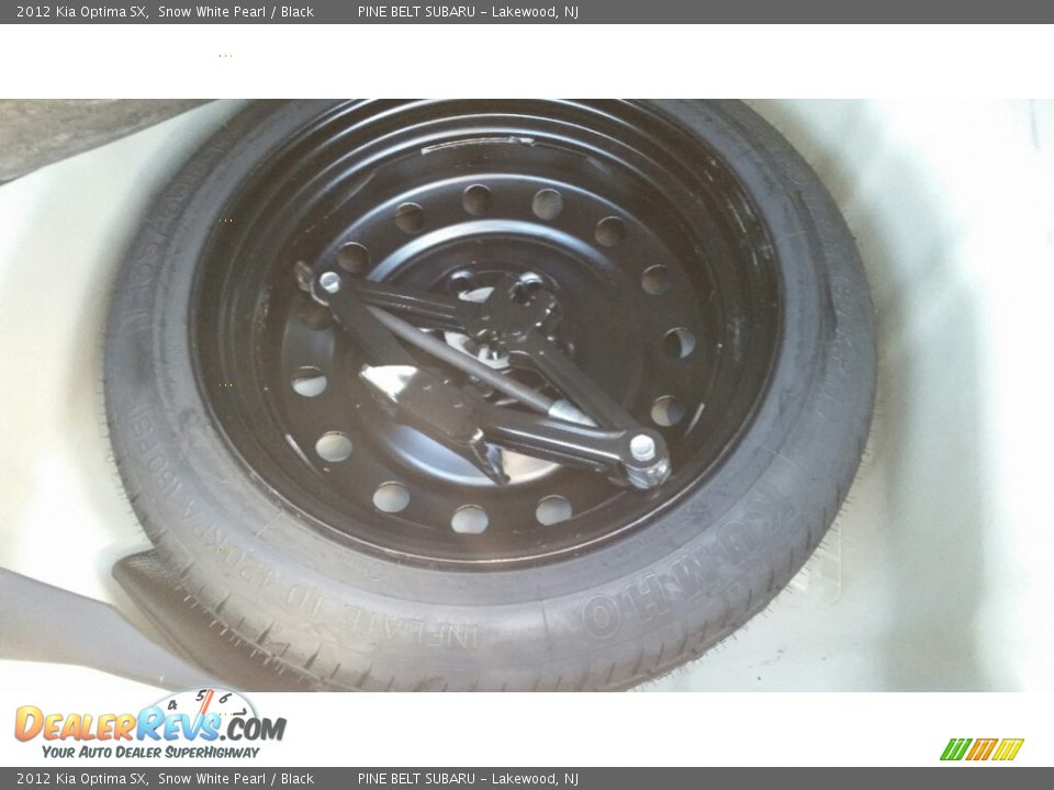 2012 Kia Optima SX Snow White Pearl / Black Photo #30