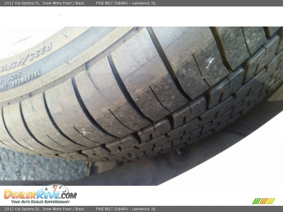 2012 Kia Optima SX Snow White Pearl / Black Photo #31