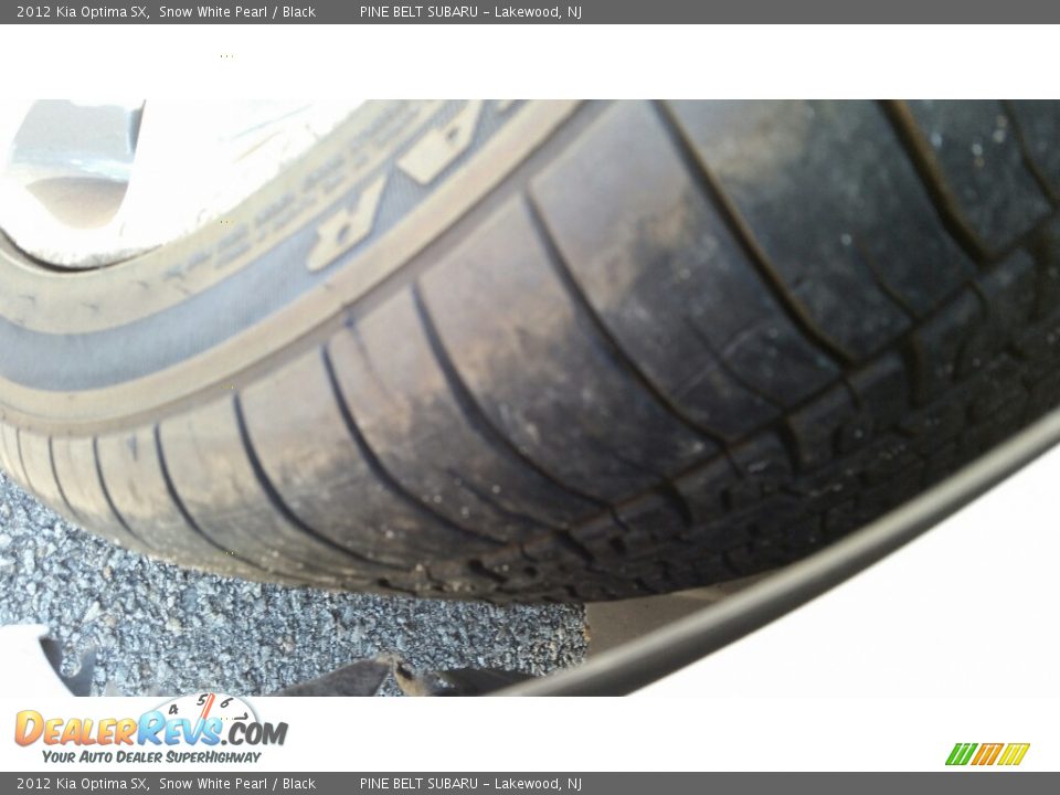 2012 Kia Optima SX Snow White Pearl / Black Photo #32