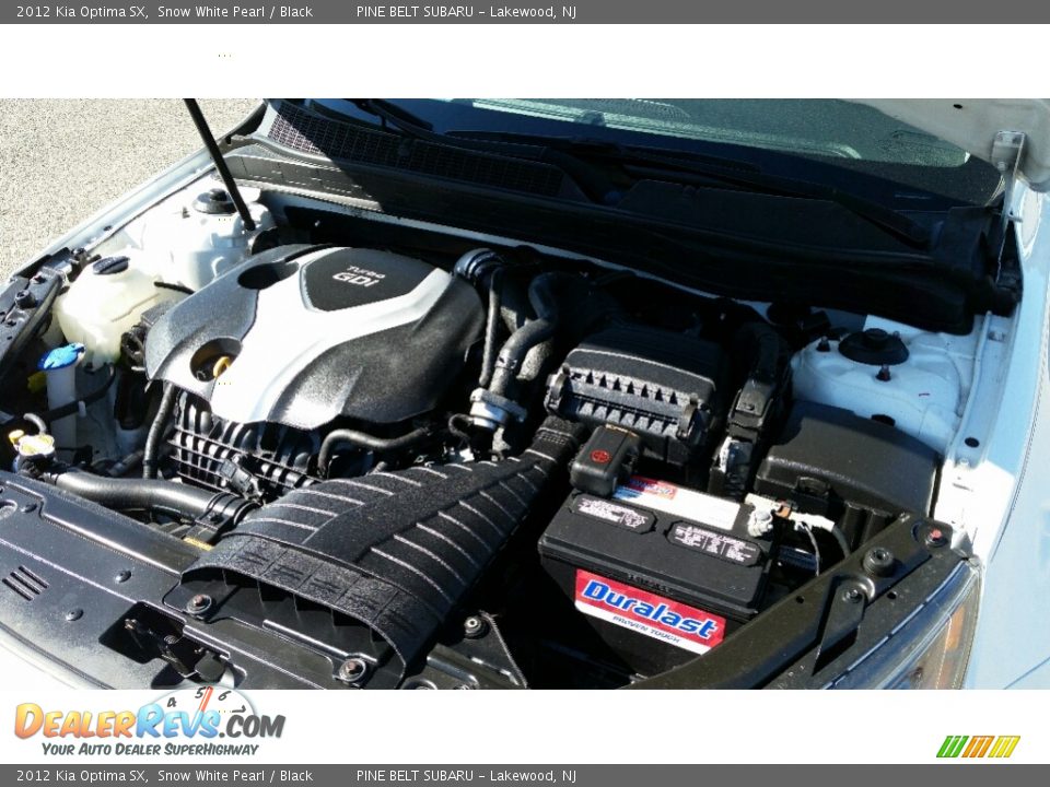 2012 Kia Optima SX Snow White Pearl / Black Photo #33