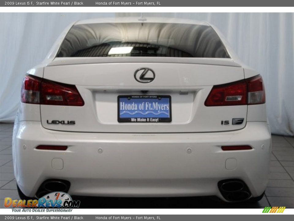 2009 Lexus IS F Starfire White Pearl / Black Photo #6