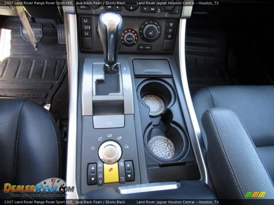 2007 Land Rover Range Rover Sport HSE Java Black Pearl / Ebony Black Photo #33