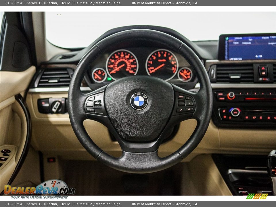 2014 BMW 3 Series 320i Sedan Steering Wheel Photo #16