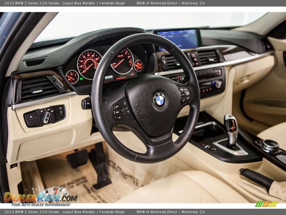 Venetian Beige Interior - 2014 BMW 3 Series 320i Sedan Photo #19