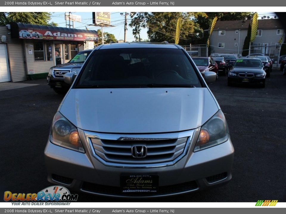 2008 Honda Odyssey EX-L Silver Pearl Metallic / Gray Photo #2