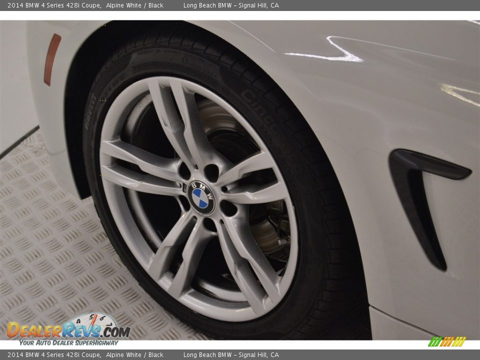 2014 BMW 4 Series 428i Coupe Alpine White / Black Photo #9