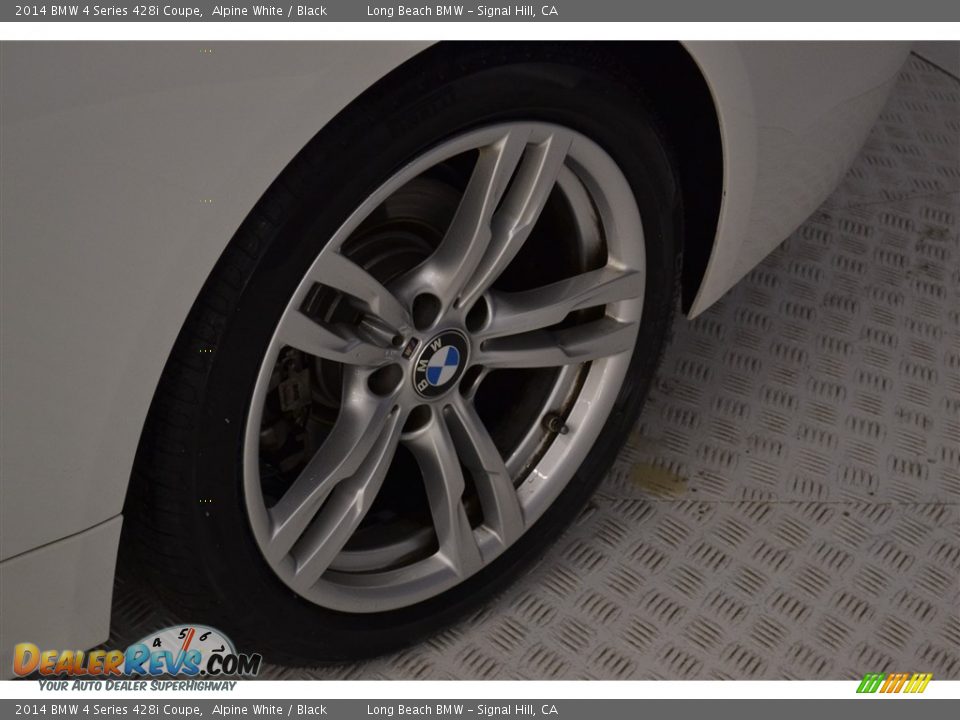 2014 BMW 4 Series 428i Coupe Alpine White / Black Photo #10