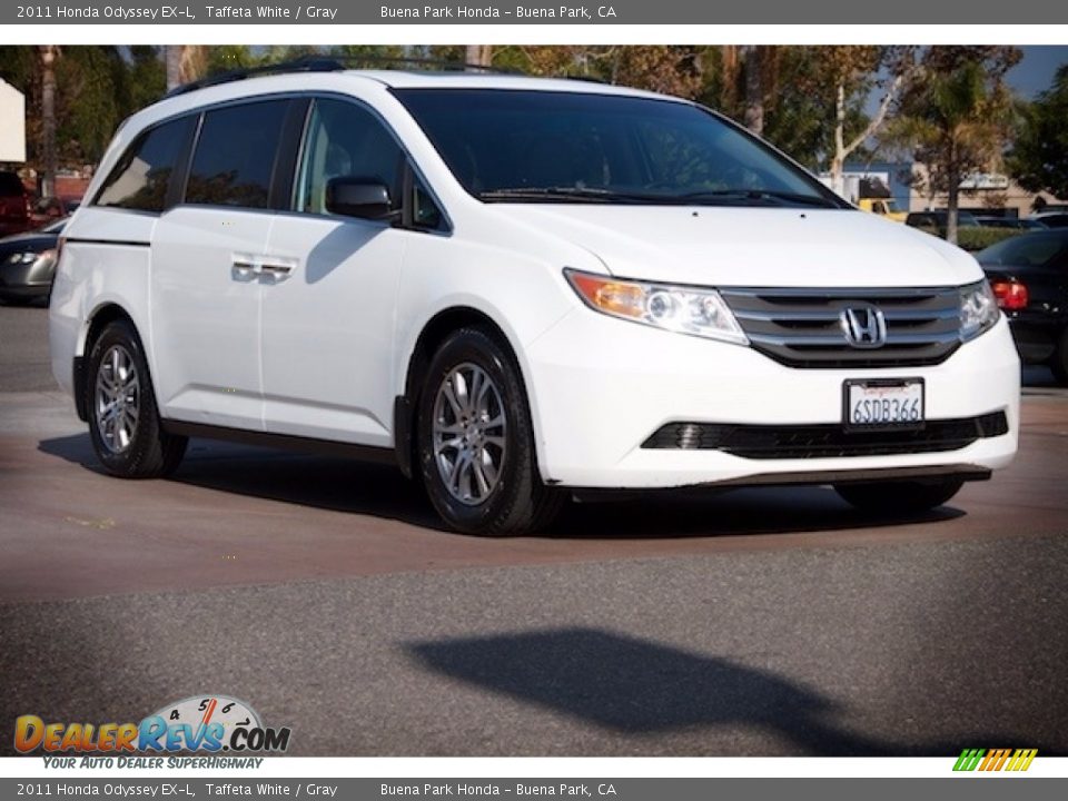 2011 Honda Odyssey EX-L Taffeta White / Gray Photo #1
