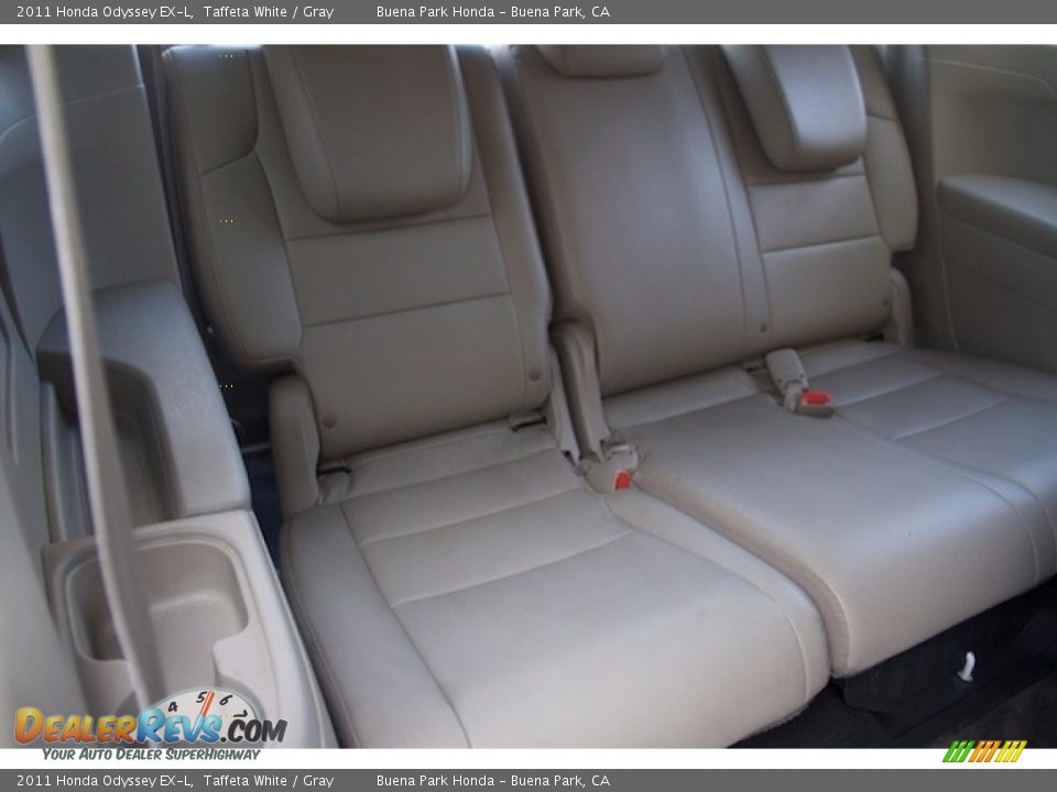 2011 Honda Odyssey EX-L Taffeta White / Gray Photo #22