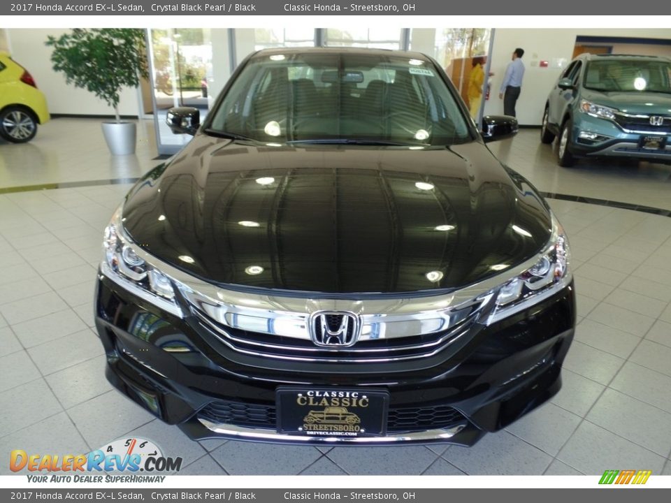 2017 Honda Accord EX-L Sedan Crystal Black Pearl / Black Photo #2