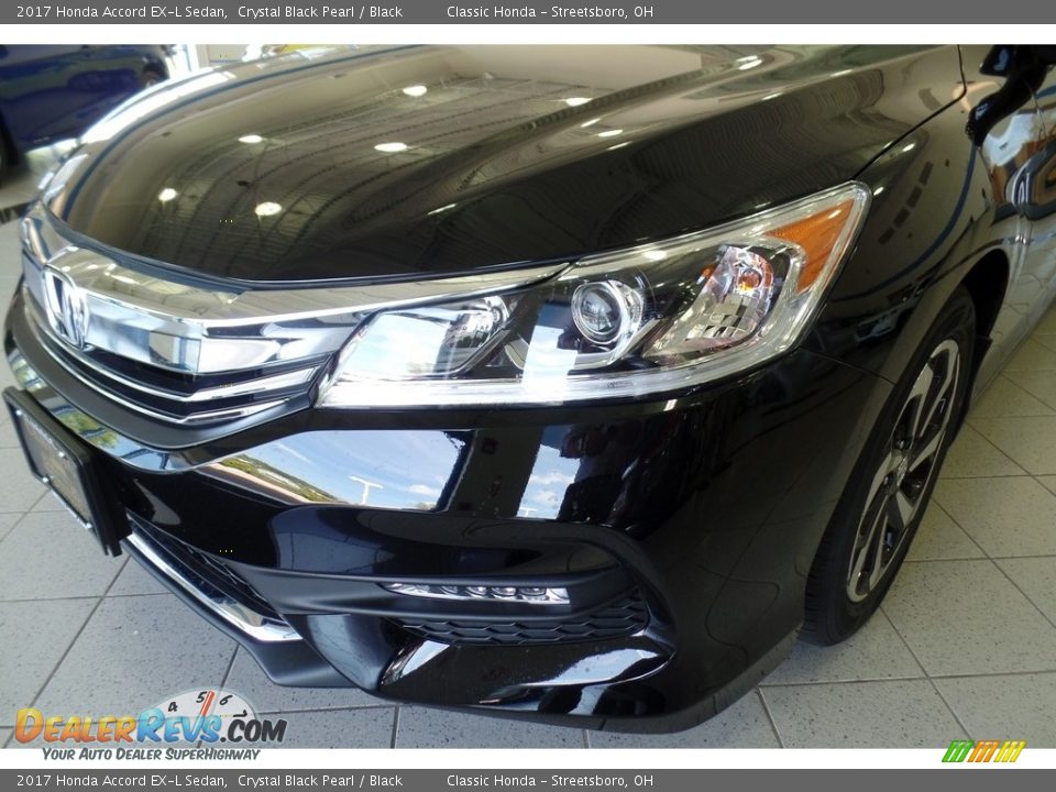 2017 Honda Accord EX-L Sedan Crystal Black Pearl / Black Photo #5