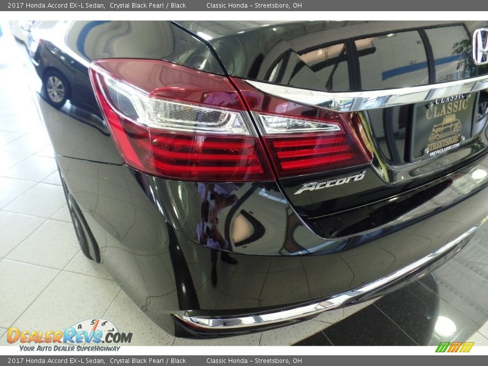 2017 Honda Accord EX-L Sedan Crystal Black Pearl / Black Photo #8