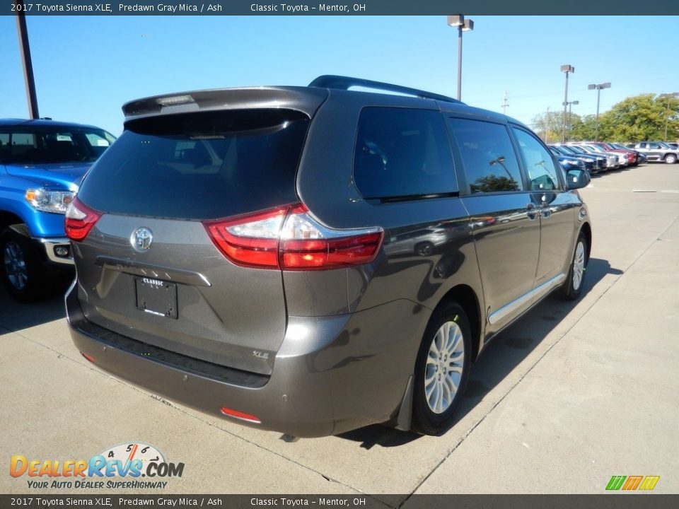 2017 Toyota Sienna XLE Predawn Gray Mica / Ash Photo #2