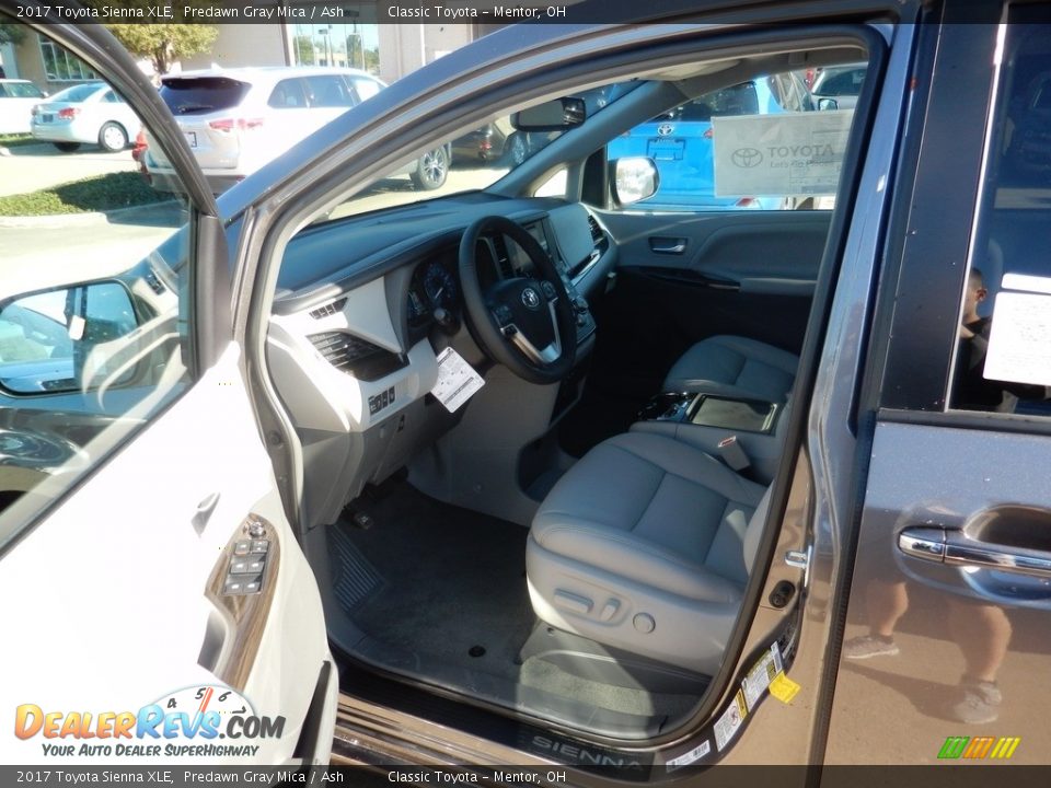 2017 Toyota Sienna XLE Predawn Gray Mica / Ash Photo #3
