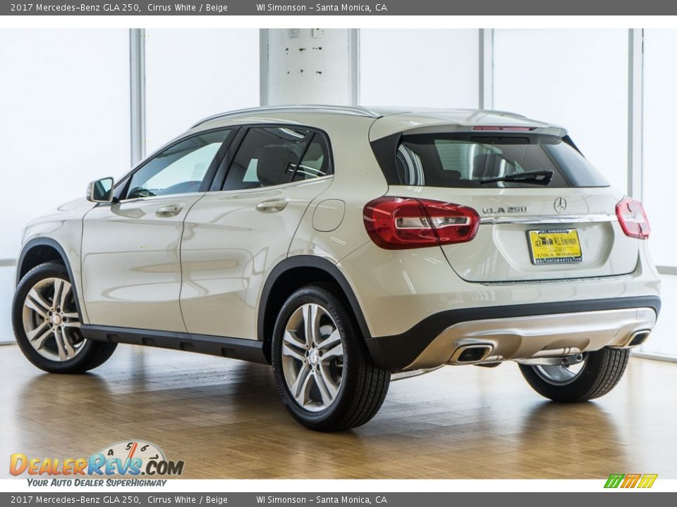 2017 Mercedes-Benz GLA 250 Cirrus White / Beige Photo #3