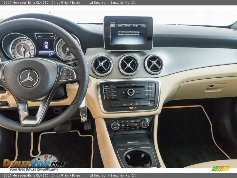 2017 Mercedes-Benz GLA 250 Cirrus White / Beige Photo #7