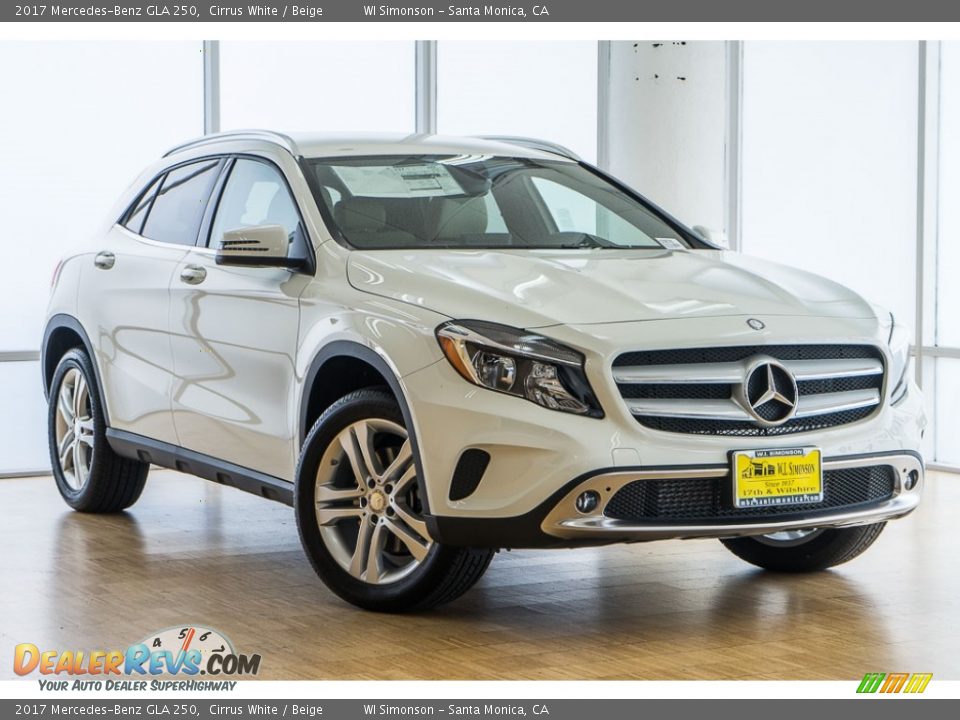 2017 Mercedes-Benz GLA 250 Cirrus White / Beige Photo #12