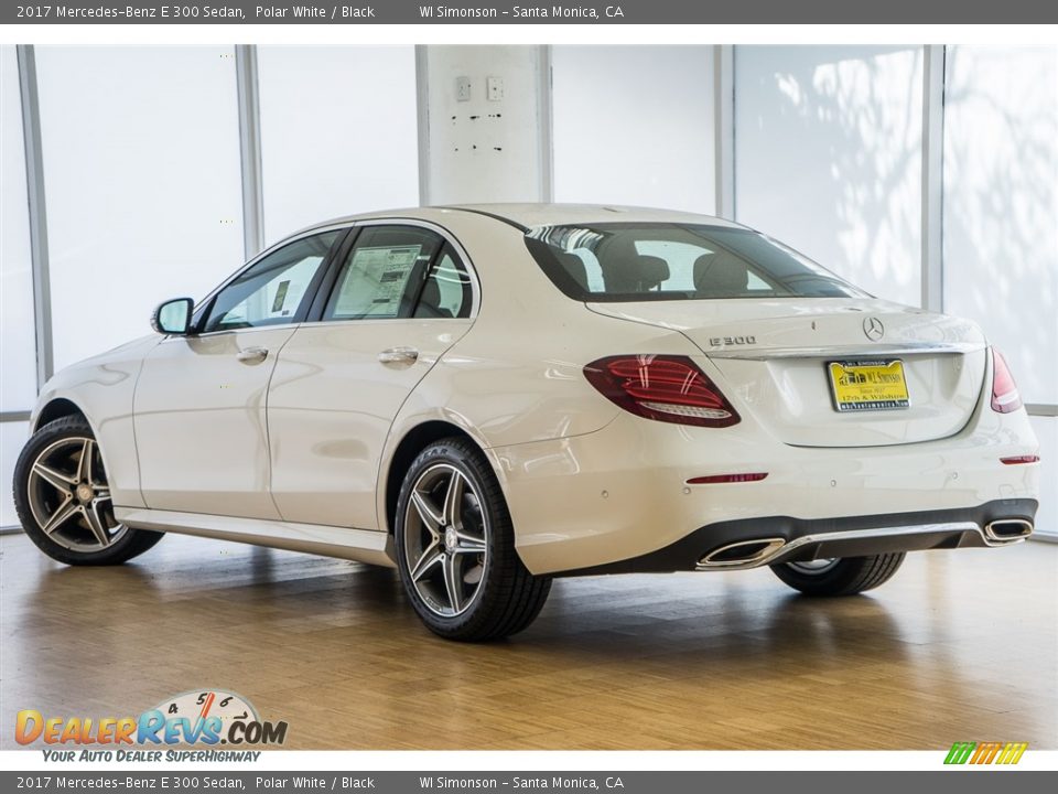 2017 Mercedes-Benz E 300 Sedan Polar White / Black Photo #3