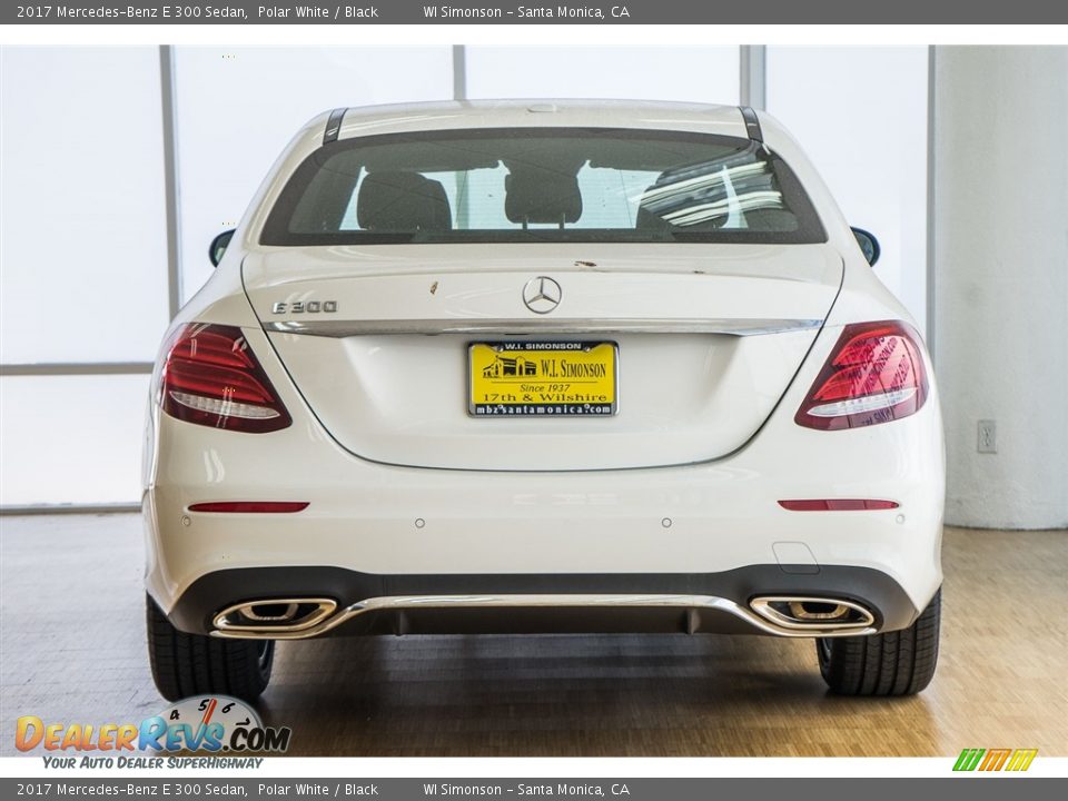 2017 Mercedes-Benz E 300 Sedan Polar White / Black Photo #4