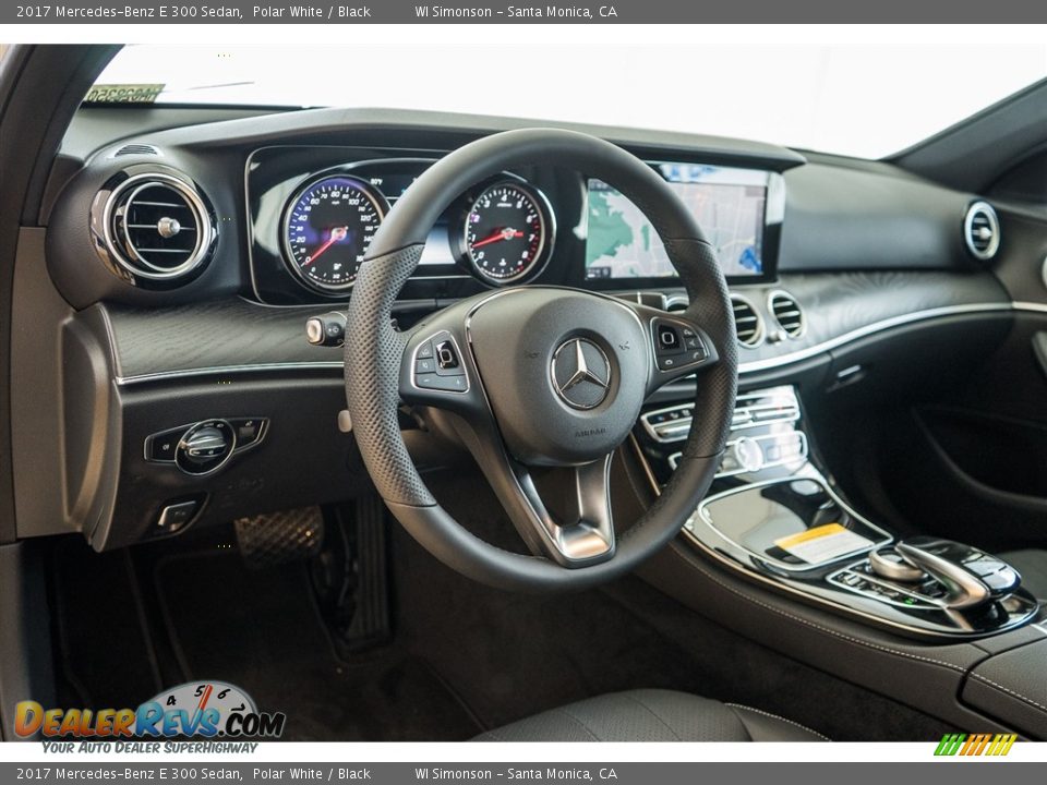 2017 Mercedes-Benz E 300 Sedan Polar White / Black Photo #5