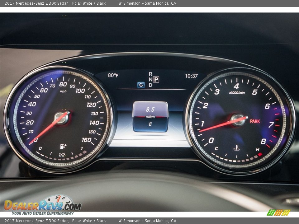 2017 Mercedes-Benz E 300 Sedan Polar White / Black Photo #6