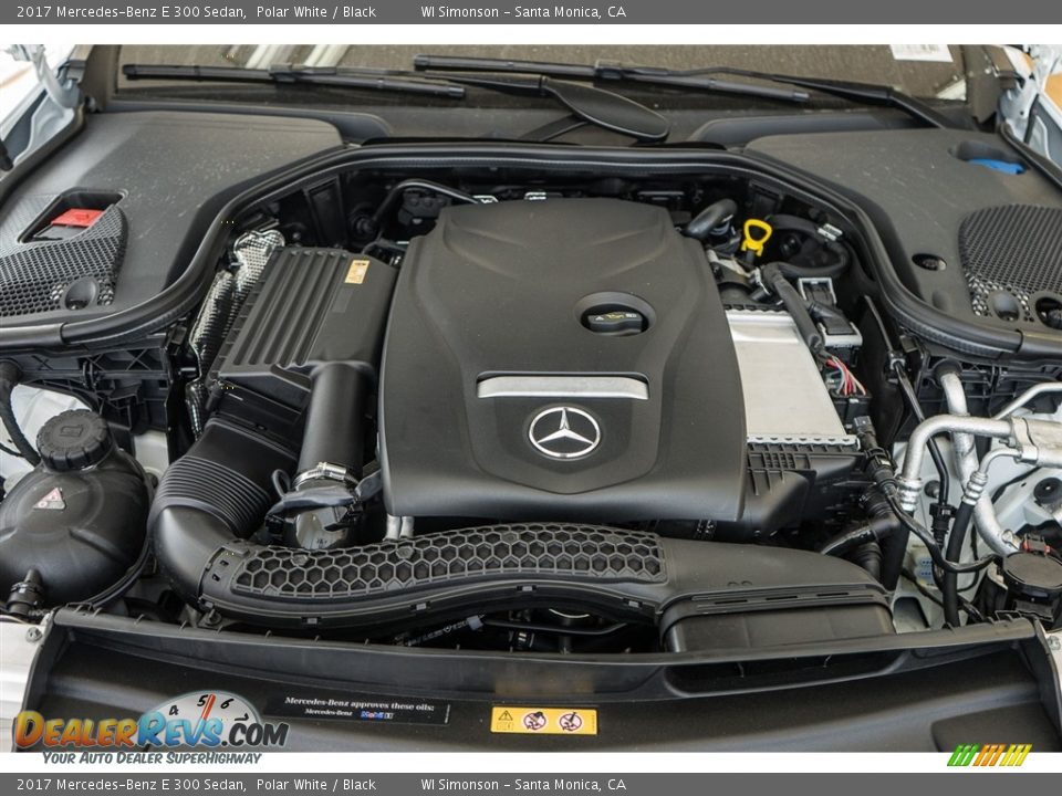 2017 Mercedes-Benz E 300 Sedan Polar White / Black Photo #9