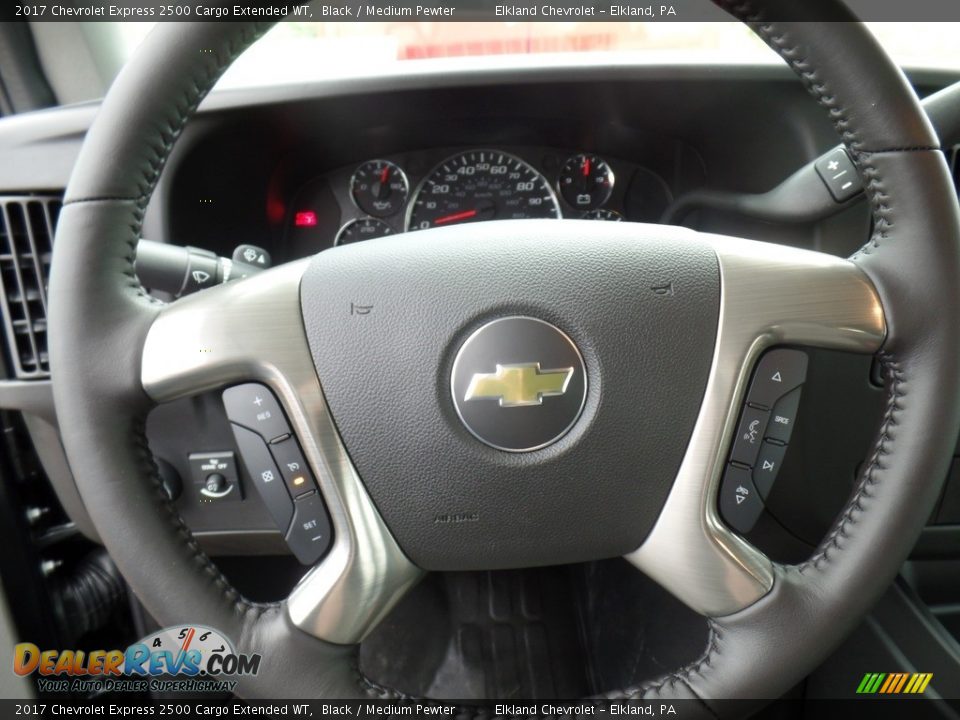 2017 Chevrolet Express 2500 Cargo Extended WT Steering Wheel Photo #16