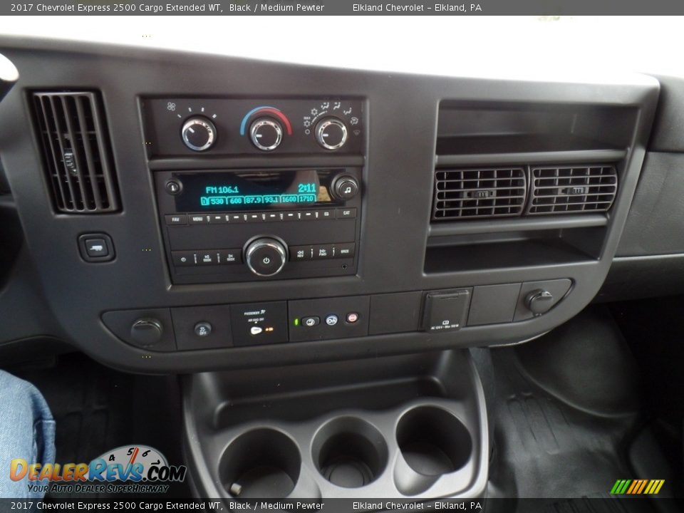 Controls of 2017 Chevrolet Express 2500 Cargo Extended WT Photo #21