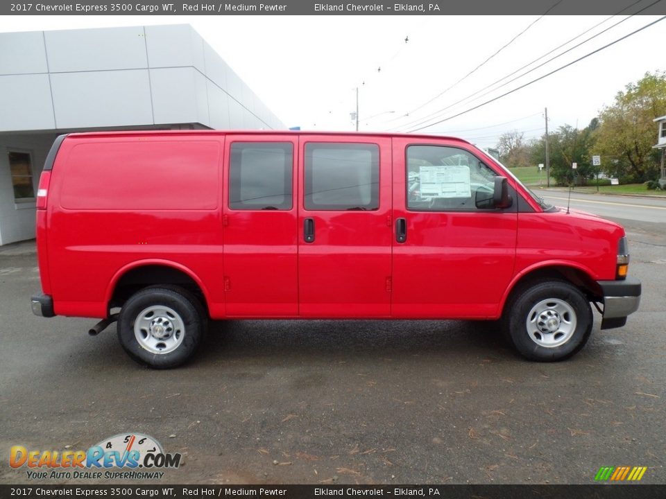 Red Hot 2017 Chevrolet Express 3500 Cargo WT Photo #5