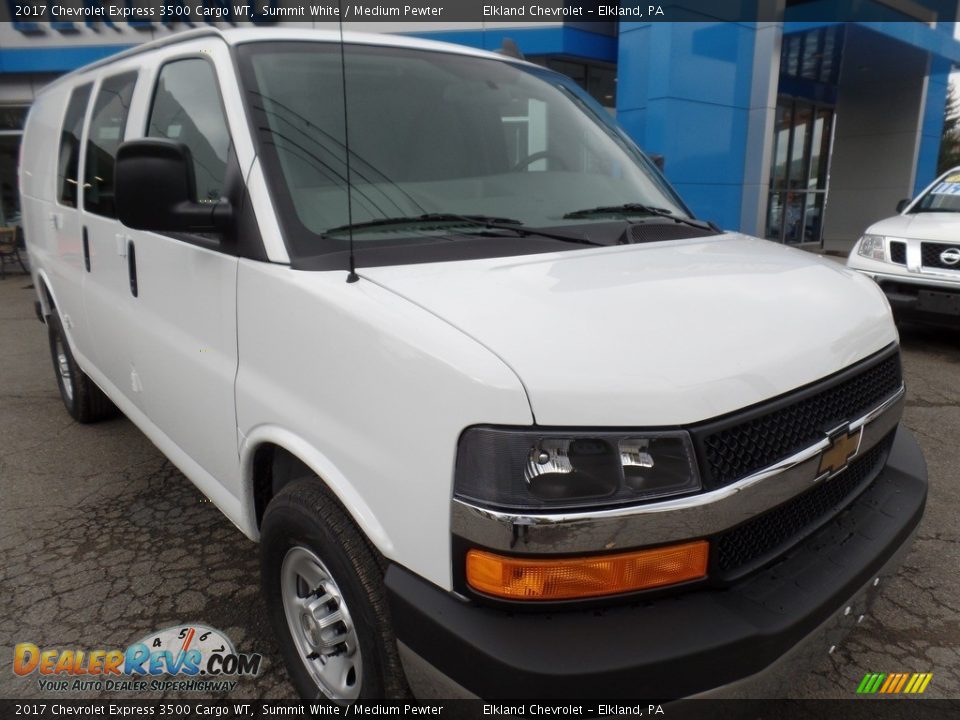 2017 Chevrolet Express 3500 Cargo WT Summit White / Medium Pewter Photo #1