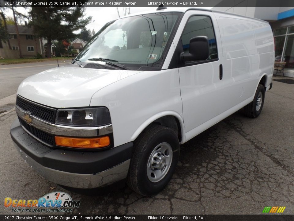 2017 Chevrolet Express 3500 Cargo WT Summit White / Medium Pewter Photo #3