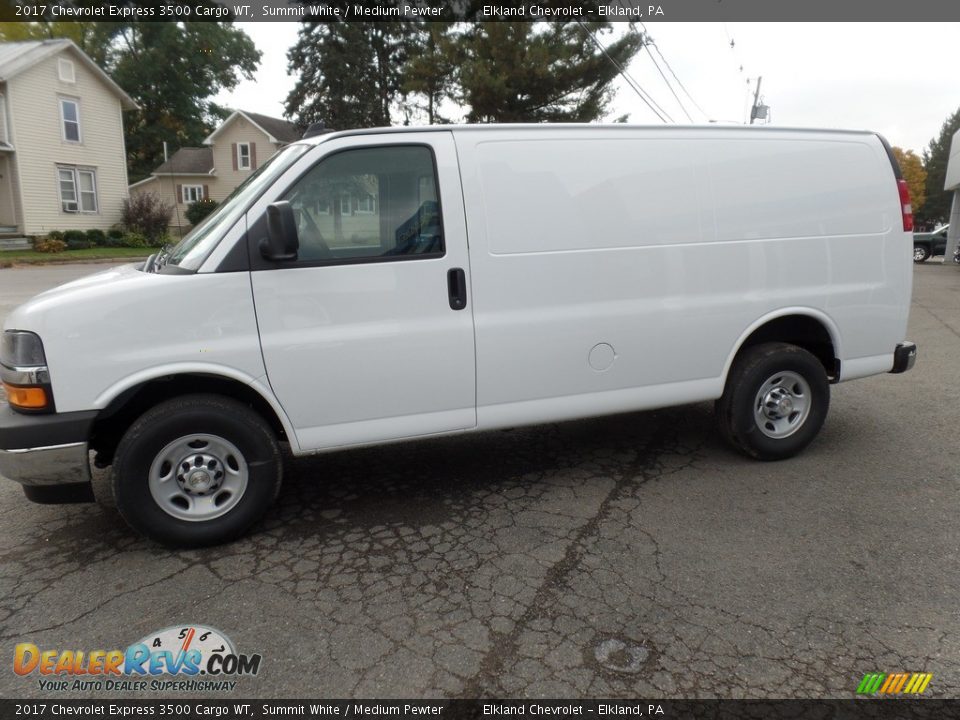 2017 Chevrolet Express 3500 Cargo WT Summit White / Medium Pewter Photo #4