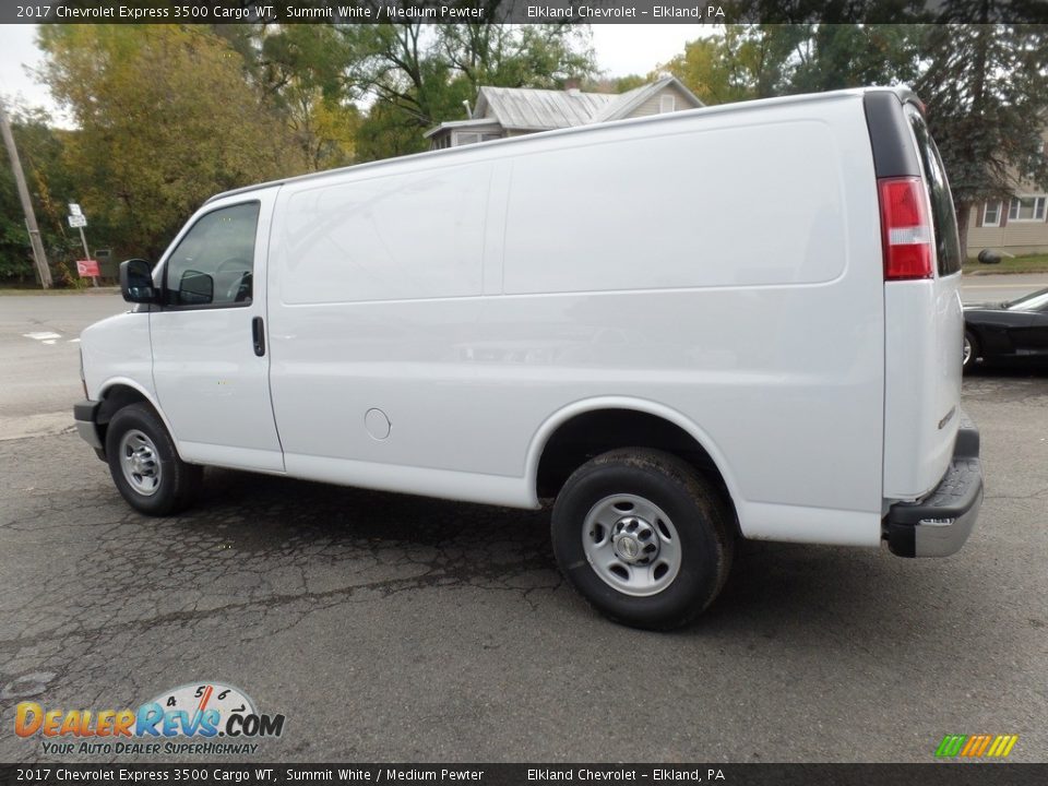 2017 Chevrolet Express 3500 Cargo WT Summit White / Medium Pewter Photo #5