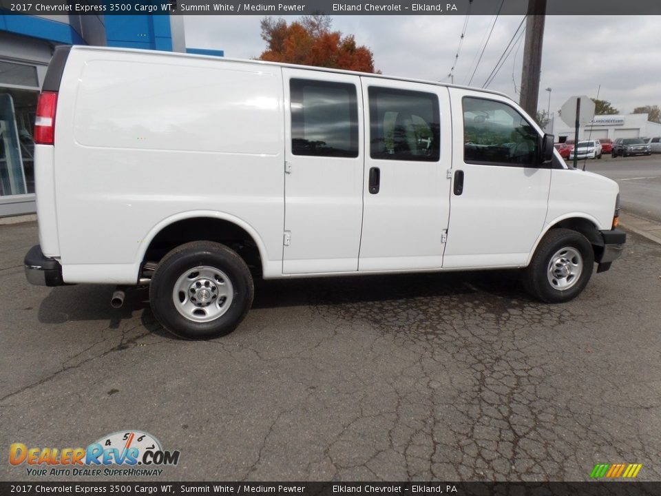 2017 Chevrolet Express 3500 Cargo WT Summit White / Medium Pewter Photo #8