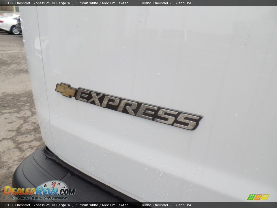 2017 Chevrolet Express 2500 Cargo WT Summit White / Medium Pewter Photo #10