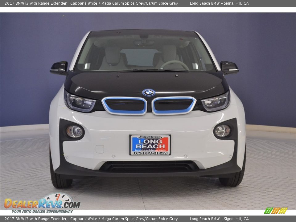 2017 BMW i3 with Range Extender Capparis White / Mega Carum Spice Grey/Carum Spice Grey Photo #2