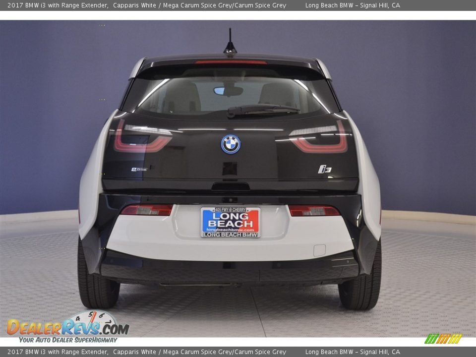2017 BMW i3 with Range Extender Capparis White / Mega Carum Spice Grey/Carum Spice Grey Photo #5