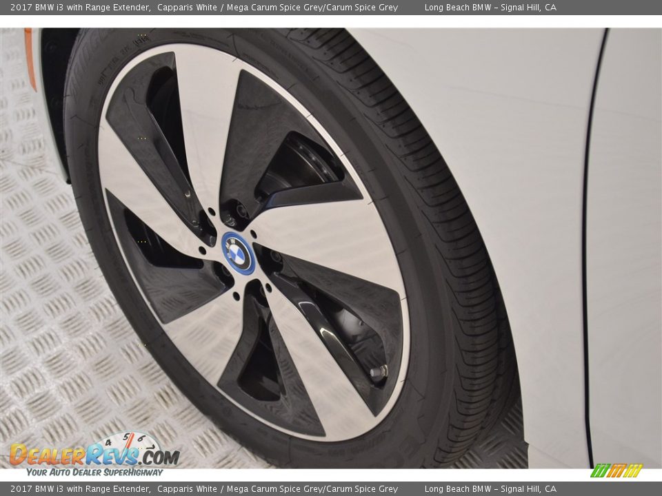 2017 BMW i3 with Range Extender Capparis White / Mega Carum Spice Grey/Carum Spice Grey Photo #6